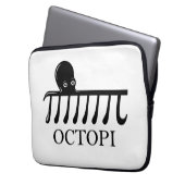 Octopi - Funny Pi Octopus Math Laptopschutzhülle (Vorderseite Links)