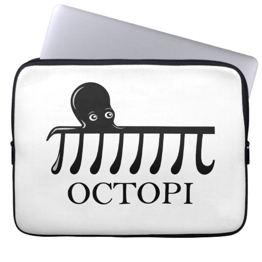 Octopi - Funny Pi Octopus Math Laptopschutzhülle (Vorderseite)