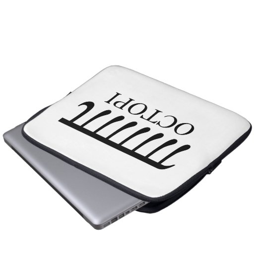 Octopi - Funny Pi Octopus Math Laptopschutzhülle (Vorne Knopf)