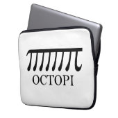 Octopi - Funny Pi Octopus Math Laptopschutzhülle (Vorderseite Links)