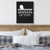 Octopi - Funny Pi Octopus Math Leinwanddruck (Insitu (Schlafzimmer))