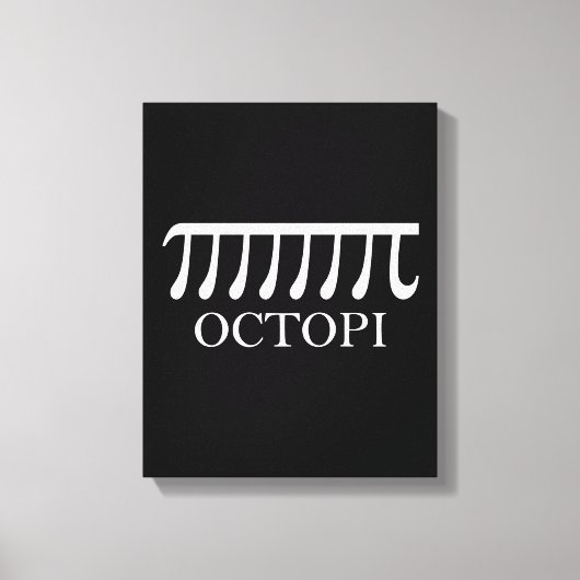 Octopi - Funny Pi Octopus Math Leinwanddruck (Vorderseite)