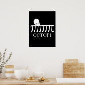 Octopi - Funny Pi Octopus Math Poster (Küche)