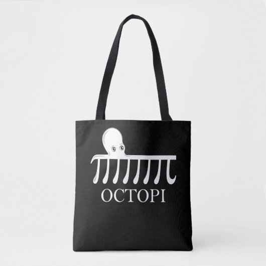 Octopi - Funny Pi Octopus Math Tasche (Vorderseite)