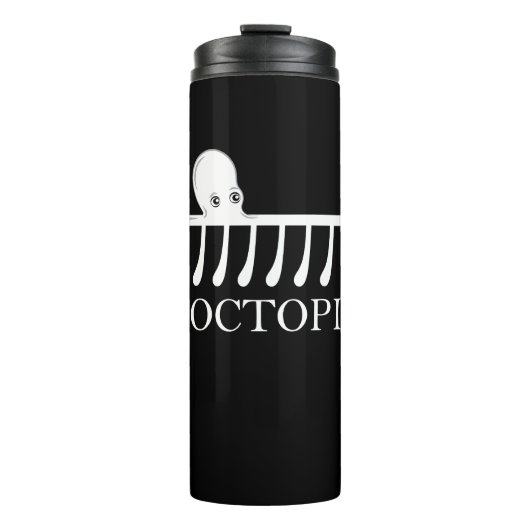 Octopi - Funny Pi Octopus Math Thermosbecher (Vorderseite)