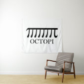Octopi - Funny Pi Octopus Math Wandteppich (Beispiel (Horizontal))