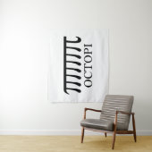 Octopi - Funny Pi Octopus Math Wandteppich (Beispiel)