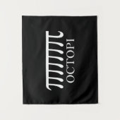 Octopi - Funny Pi Octopus Math Wandteppich (Vorderseite)