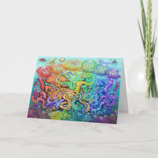 Octopi-Karte Karte (Vorderseite)