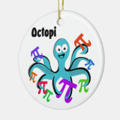Octopi Keramik Ornament (Links)