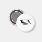 Octopi Magnet (Vorderseite/Rückseite)