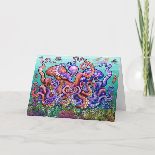 Octopi Parenti Card Karte (Vorderseite)