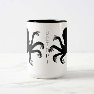 Octopi Pi Day Zweifarbige Tasse