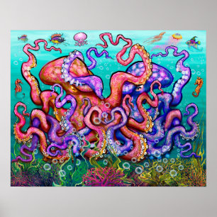 Octopi Poster