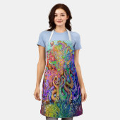 Octopi-Schürze Schürze (Getragen)