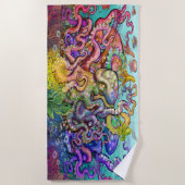 Octopi Strandtuch (Vorderseite)