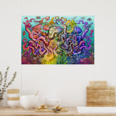 Octopi Triad Poster (Küche)