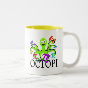 Octopi Zweifarbige Tasse