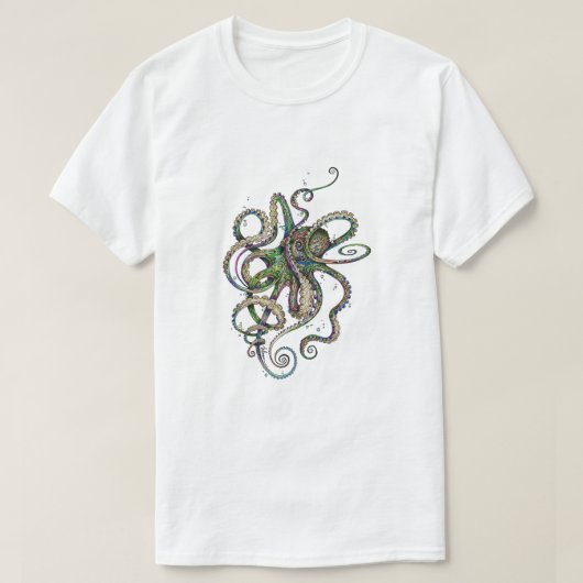 Octopsychedelia Classic T - Shirt (Design vorne)