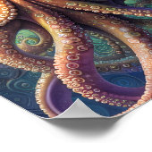 Octopus - 02 - Fantasy Art Poster (Ecke)