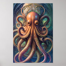 Octopus - 02 - Fantasy Art Poster