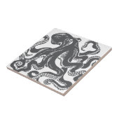 Octopus 1 black fliese (Seite)