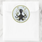 Octopus 3" Aufkleber (Tasche)