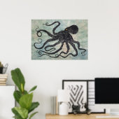 Octopus 6 - 28" x 20" Poster (Heimbüro)