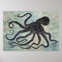 Octopus 6 - 28" x 20" Poster