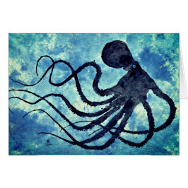 Octopus 9 Recoleta - 7" x 5" Art Card