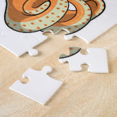 Octopus als Gentleman mit Top-Hut Puzzle (Seite)