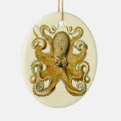 Octopus antike Illustration Seeungeheuer Keramikornament (Rechts)
