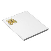 Octopus antike Illustration Seeungeheuer Notizblock (angewinkelt)