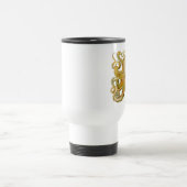 Octopus antike Illustration Seeungeheuer Reisebecher (Mittel)