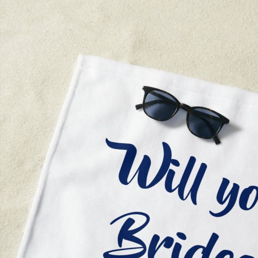 Octopus Aquarell Ozean Splint meine Brautjungfrau Strandtuch (Beispiel)