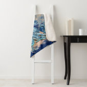 Octopus Aquarell Seefahrt Orangengold Sherpadecke (Beispiel)