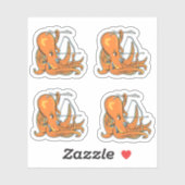 Octopus Archery Aufkleber (Blatt)