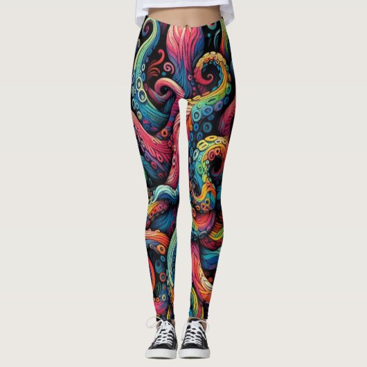 Octopus arms Leggings (Vorderseite)