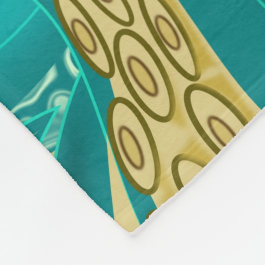 Octopus Art Freece Decke - Malerei (Ecke)