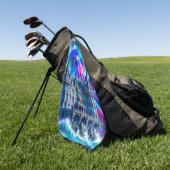 Octopus Art Golfhandtuch (Gras)