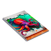 Octopus Art Notizblock (Rechte Seite)
