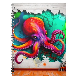 Octopus Art Notizblock