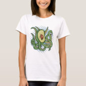 Octopus Avocado T-Shirt (Vorderseite)