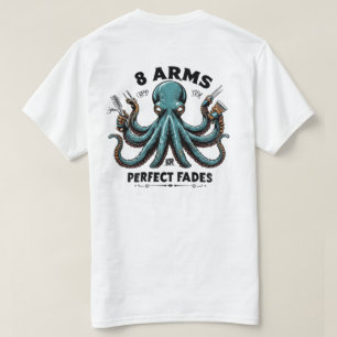 Octopus Barber T - Shirt - 8 Arme für perfekte Fad