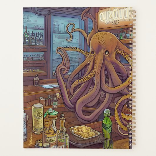 Octopus Barkeeper Planner Planer (Rückseite)