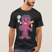 Octopus Baseball Baseball bat Sports T-Shirt (Vorderseite)