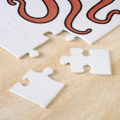 Octopus Basketball-Spieler Basketball Puzzle (Seite)