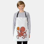 Octopus Basketball-Spieler Basketball Schürze (Getragen)
