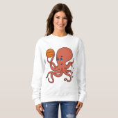 Octopus Basketball-Spieler Basketball Sweatshirt (Vorne ganz)