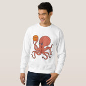 Octopus Basketball-Spieler Basketball Sweatshirt (Vorne ganz)